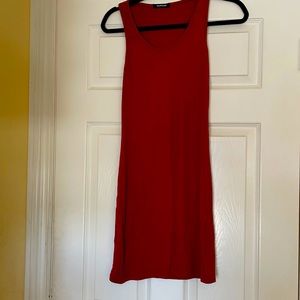 Rust super soft/comfortable stretch dress
